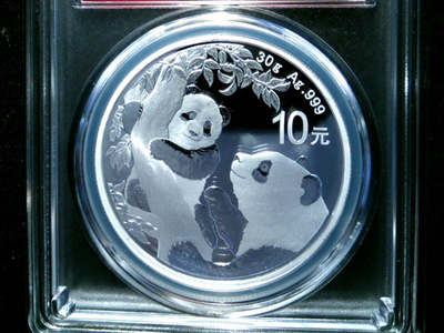 熊猫银币10元